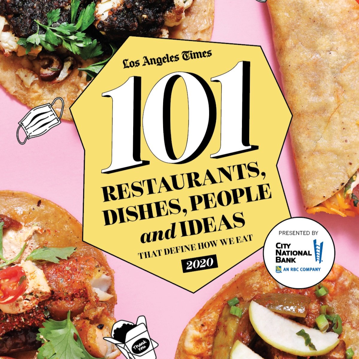 LA TIMES 101 BEST RESTAURANTS 2020